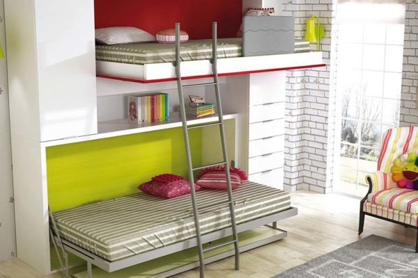 camas abatibles 3d green
